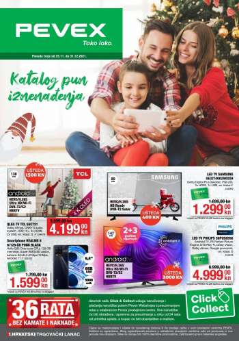 Pevex katalog - 25.11.2021. - 31.12.2021.