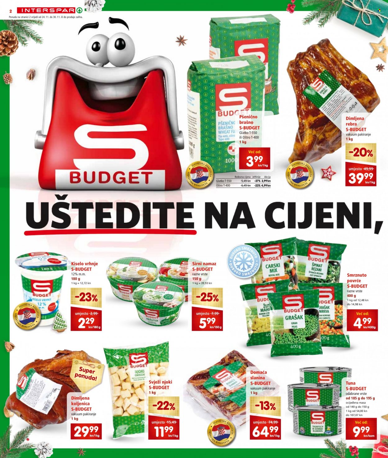 INTERSPAR katalog - 24.11.2021. - 30.11.2021. Stranica 2