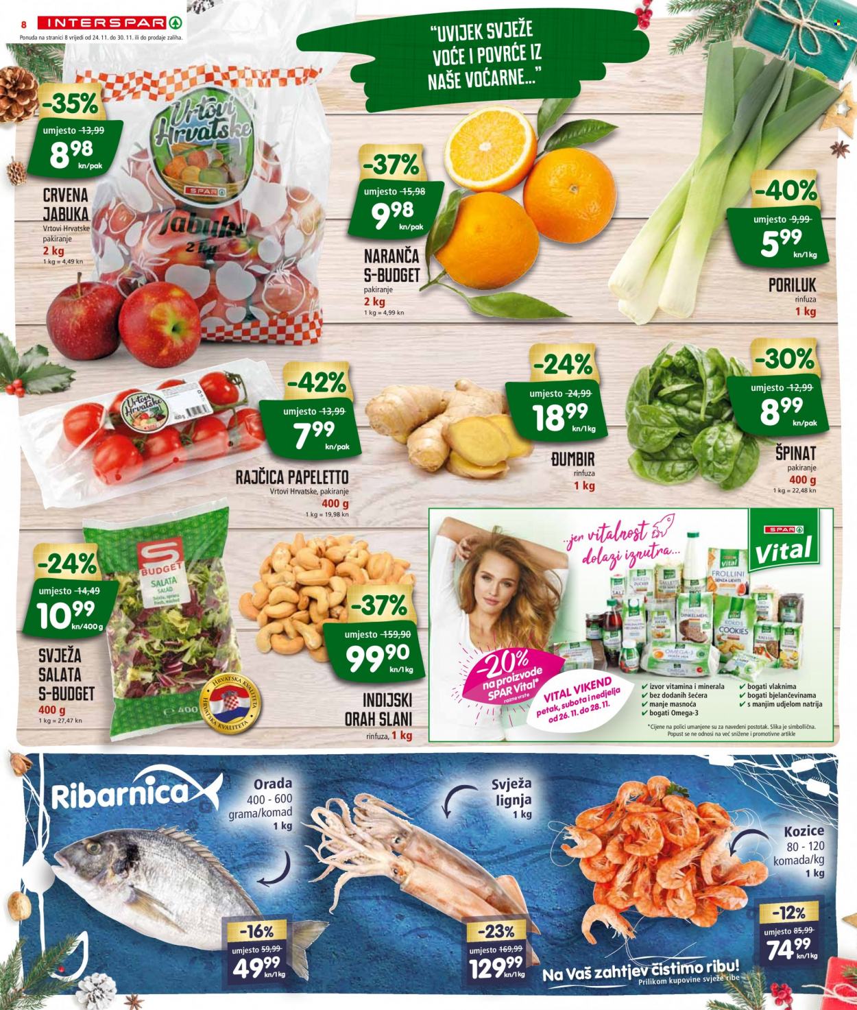 INTERSPAR katalog - 24.11.2021. - 30.11.2021. Stranica 8