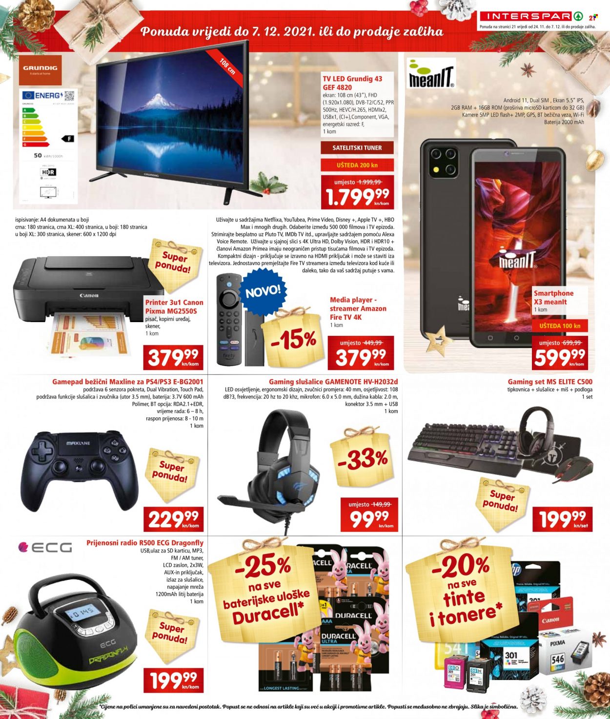 INTERSPAR katalog - 24.11.2021. - 30.11.2021. Stranica 21