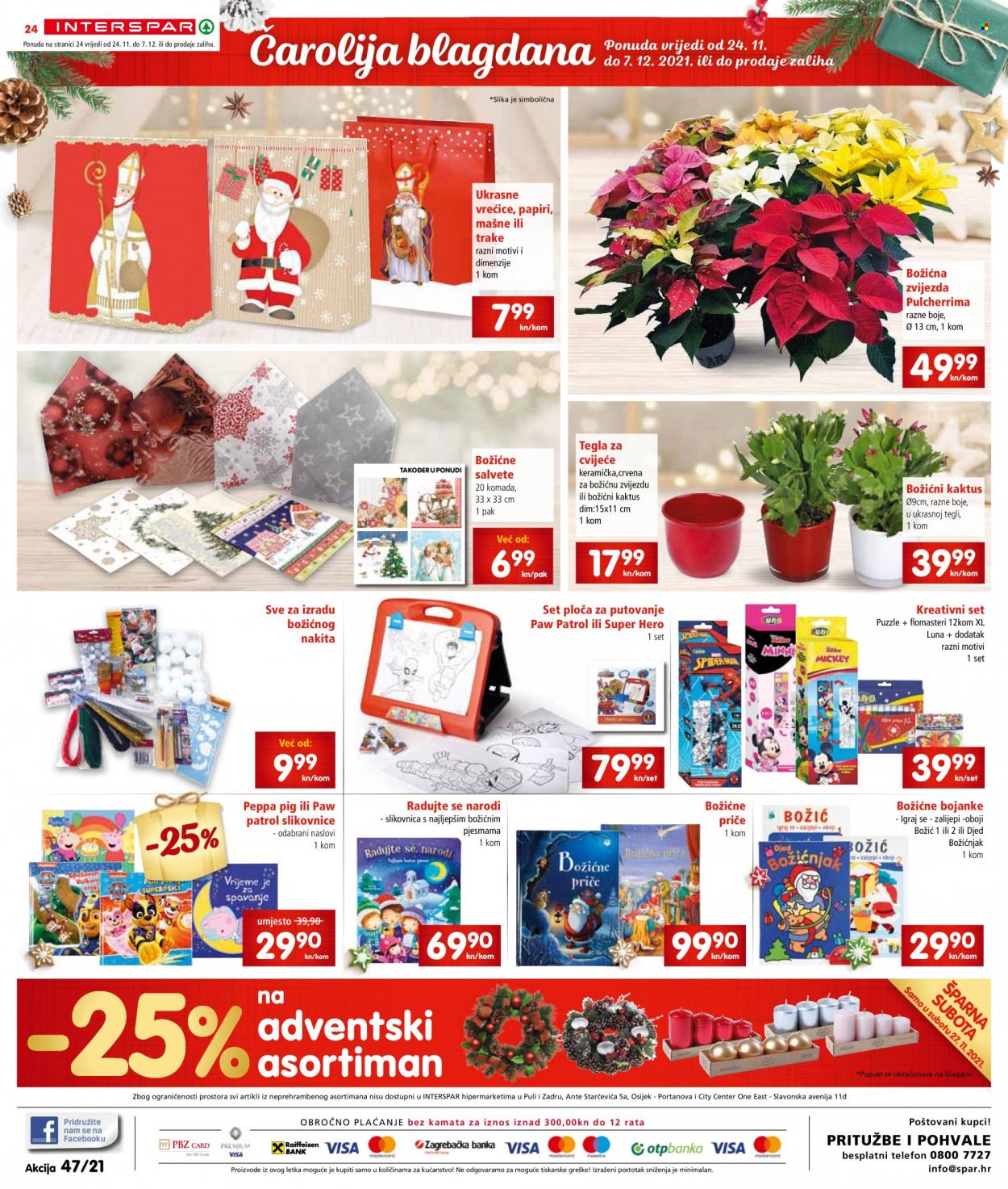 INTERSPAR katalog - 24.11.2021. - 30.11.2021. Stranica 24