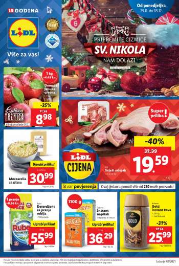 Lidl katalog - 29.11.2021. - 05.12.2021.