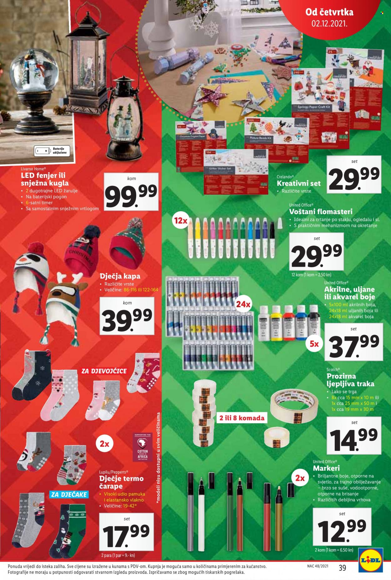 Lidl katalog - 29.11.2021. - 05.12.2021. Stranica 39