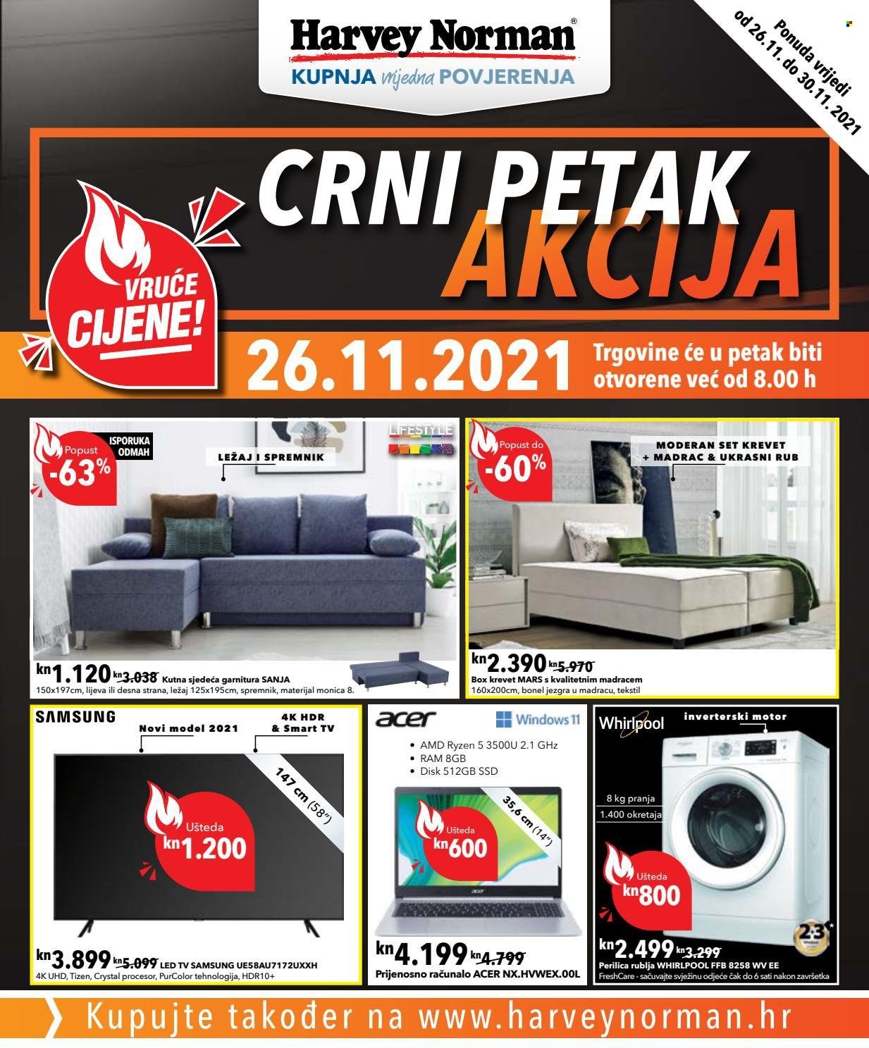 Harvey Norman katalog - 26.11.2021. - 30.11.2021. Stranica 1