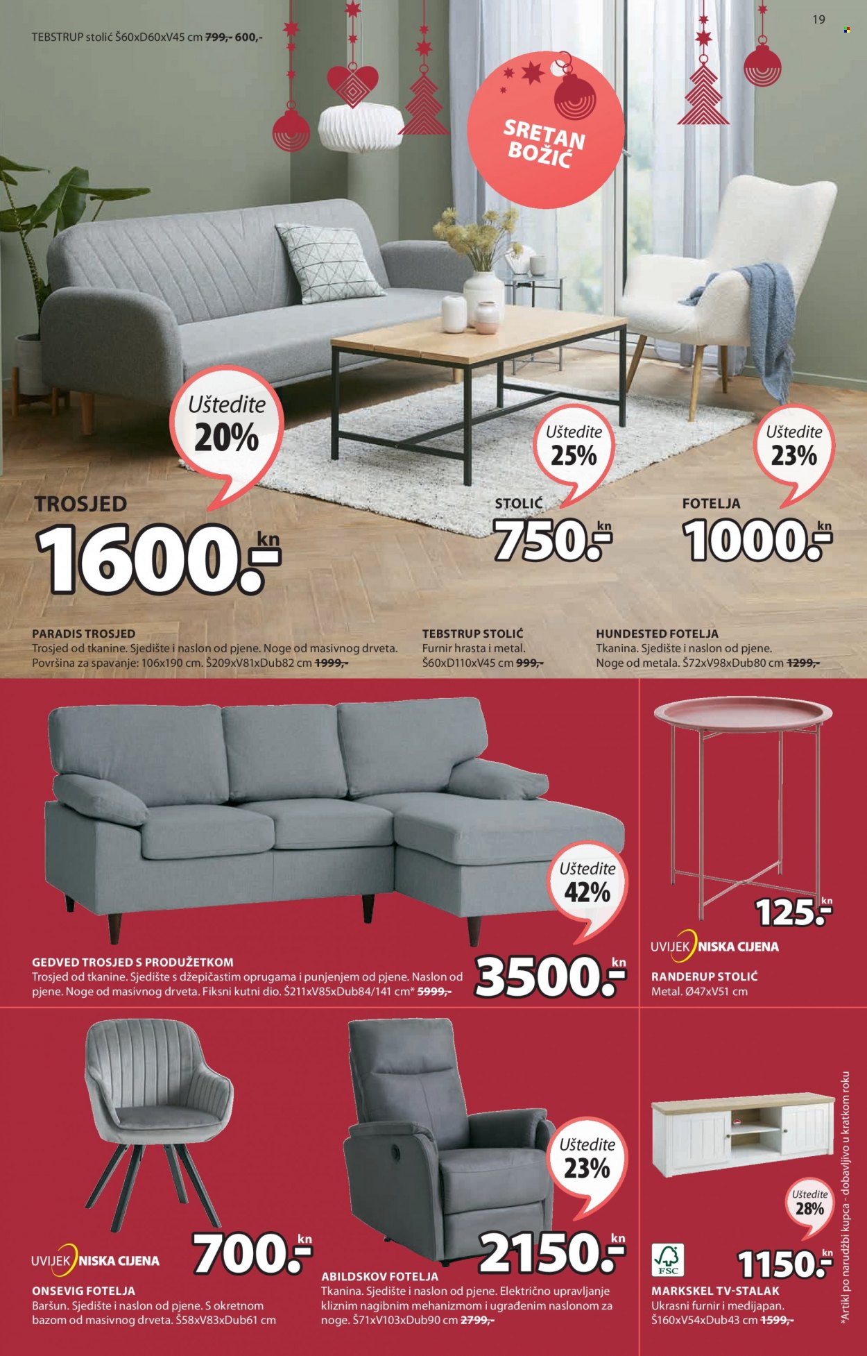 JYSK katalog - 29.11.2021. - 15.12.2021. Stranica 19