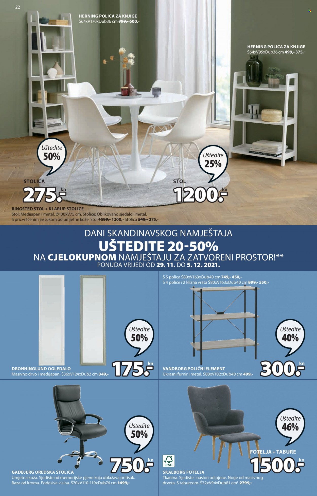 JYSK katalog - 29.11.2021. - 15.12.2021. Stranica 22