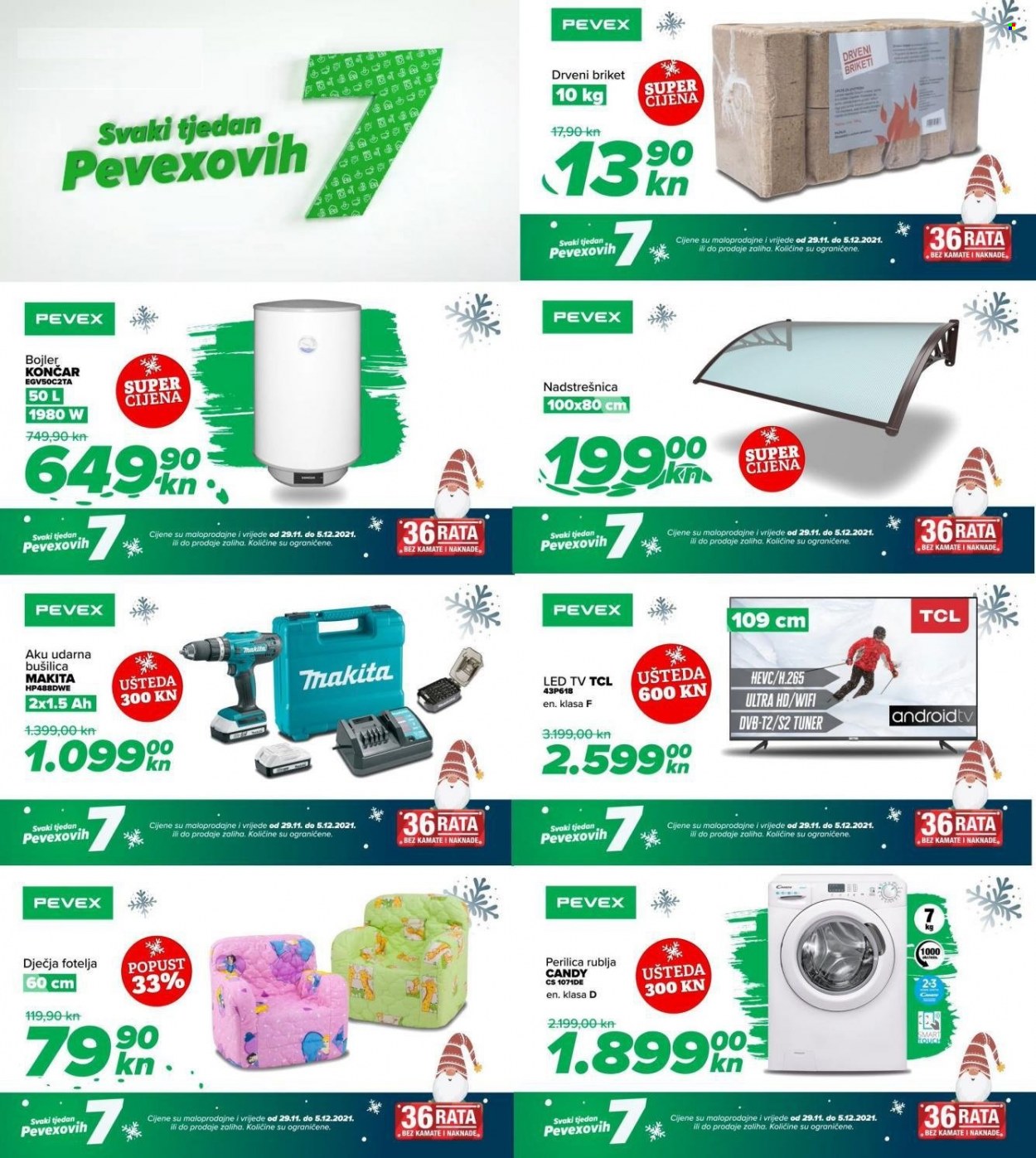 Pevex katalog - 29.11.2021. - 05.12.2021. Stranica 1