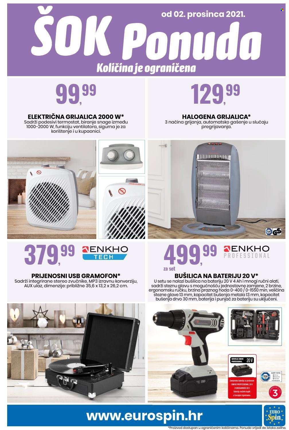 Eurospin katalog - 02.12.2021. - 08.12.2021. Stranica 21
