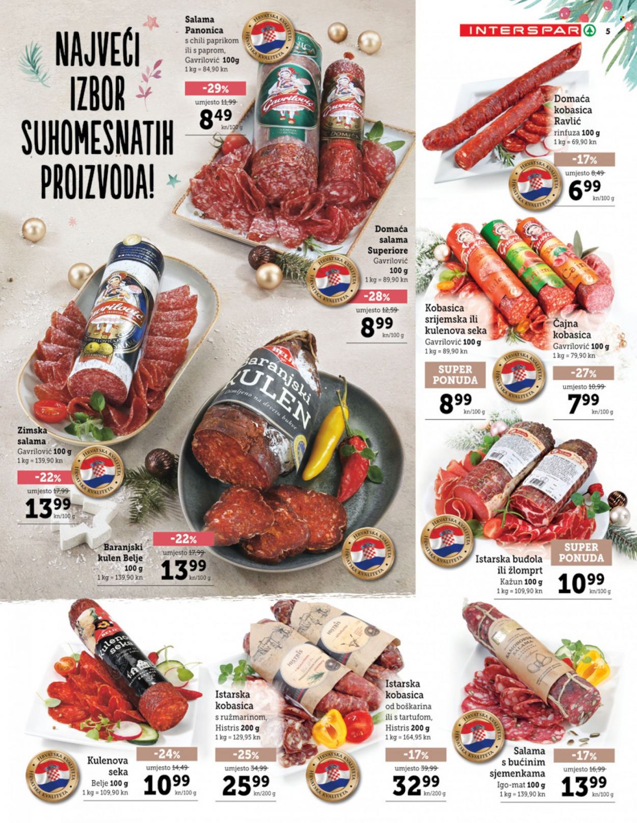INTERSPAR katalog - 02.12.2021. - 31.12.2021. Stranica 5
