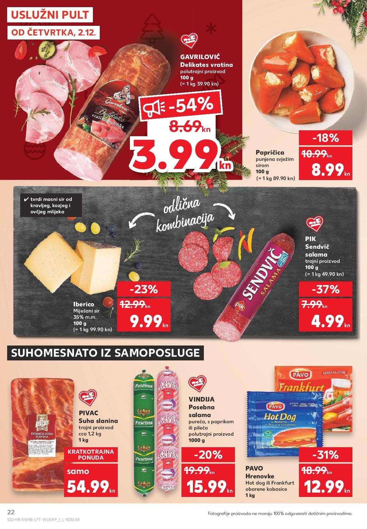 Kaufland katalog - 02.12.2021. - 08.12.2021. Stranica 22