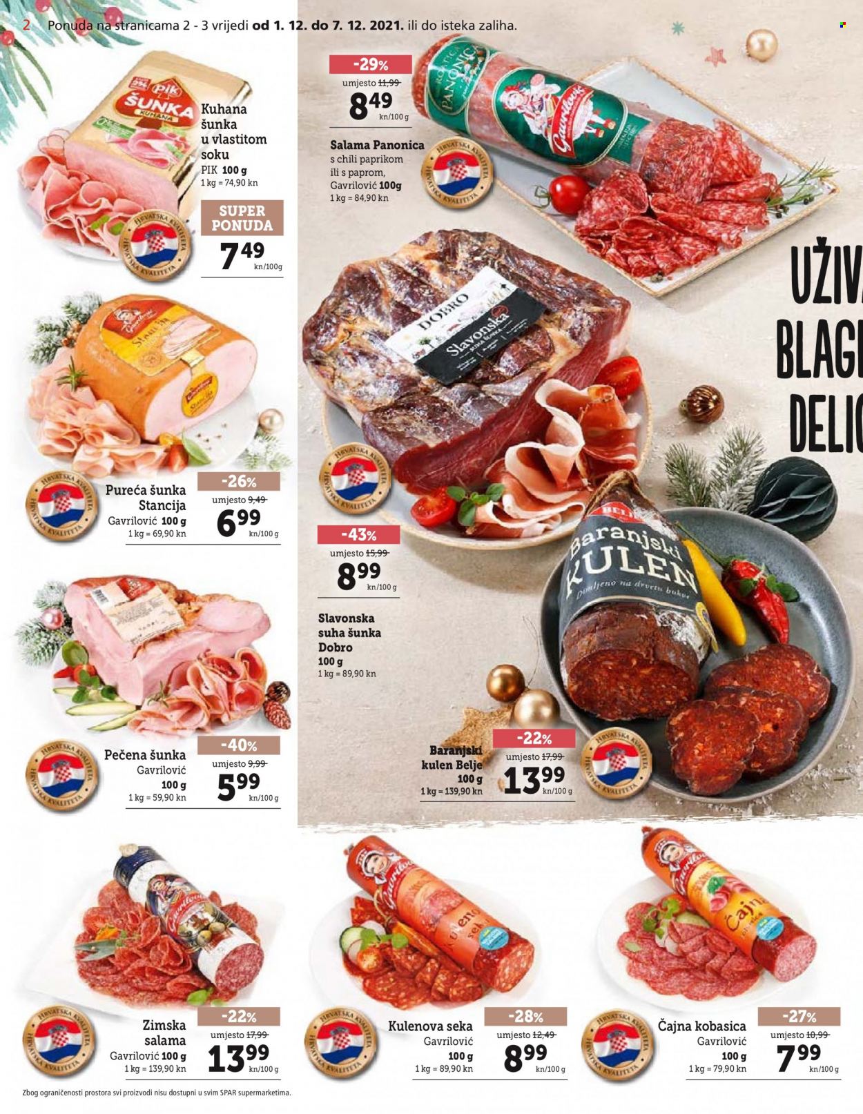 SPAR katalog - 01.12.2021. - 07.12.2021. Stranica 2