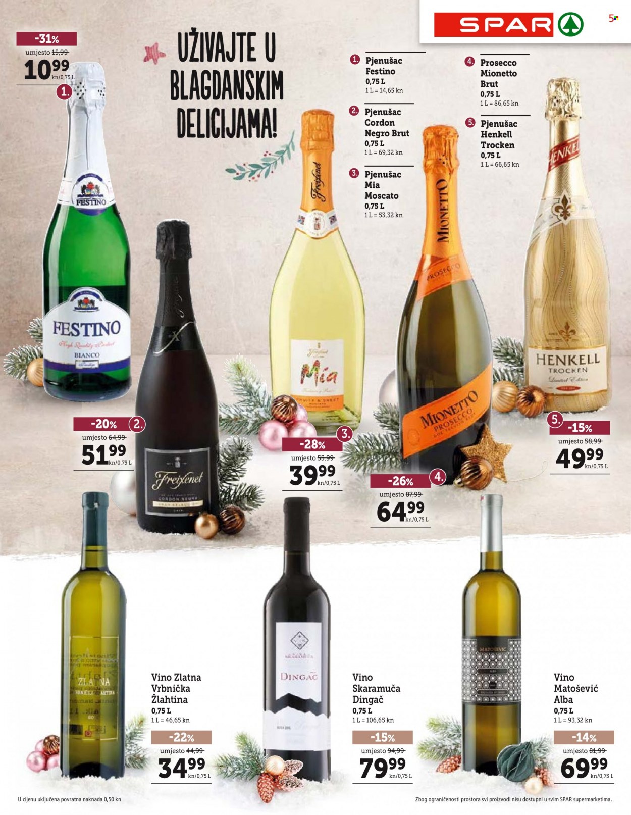 SPAR katalog - 01.12.2021. - 07.12.2021. Stranica 5
