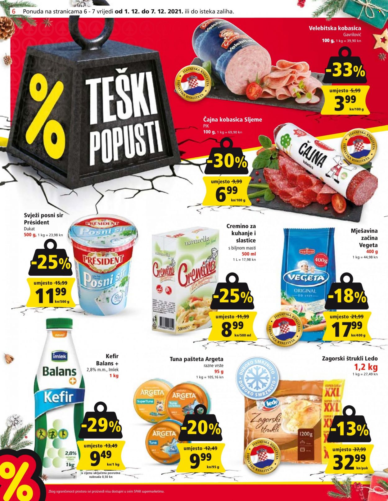 SPAR katalog - 01.12.2021. - 07.12.2021. Stranica 6