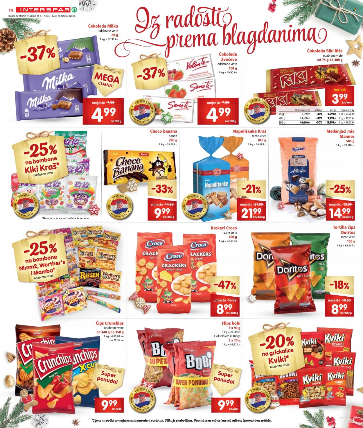 INTERSPAR katalog - 01.12.2021. - 07.12.2021. Stranica 14