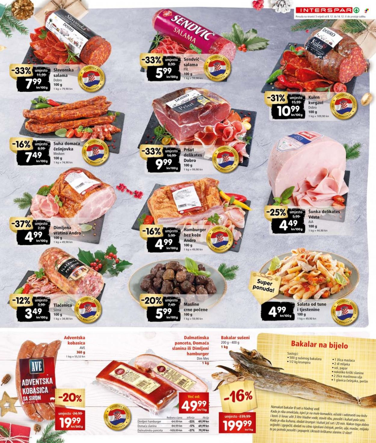 INTERSPAR katalog - 08.12.2021. - 14.12.2021. Stranica 3