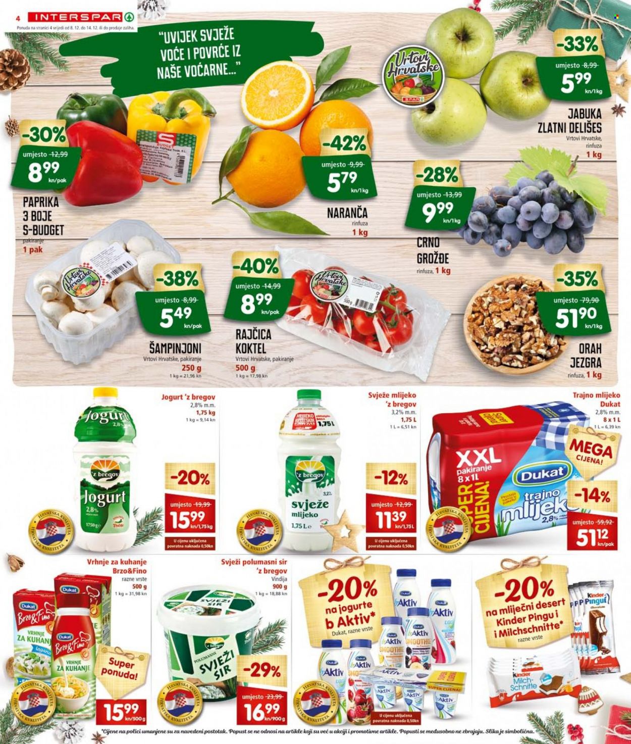 INTERSPAR katalog - 08.12.2021. - 14.12.2021. Stranica 4