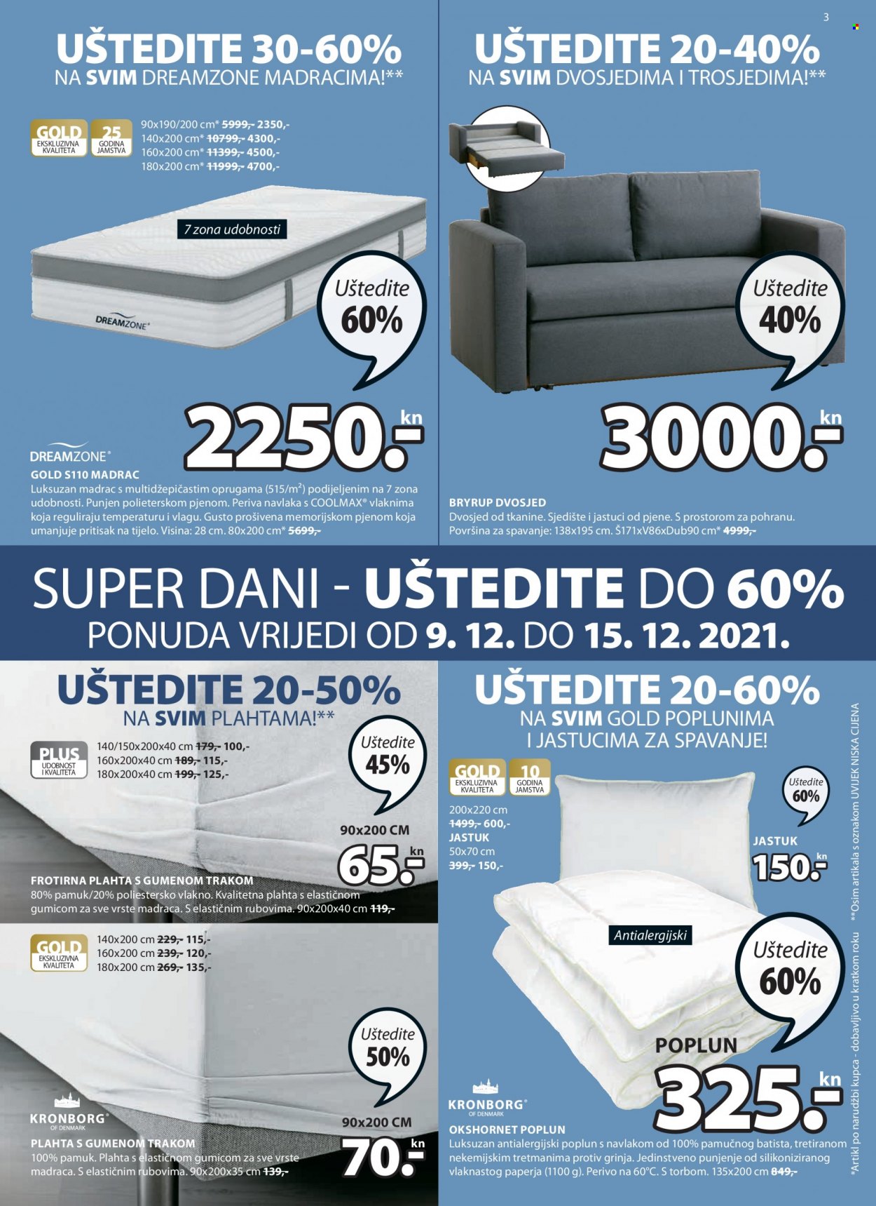 JYSK katalog - 09.12.2021. - 23.12.2021. Stranica 3