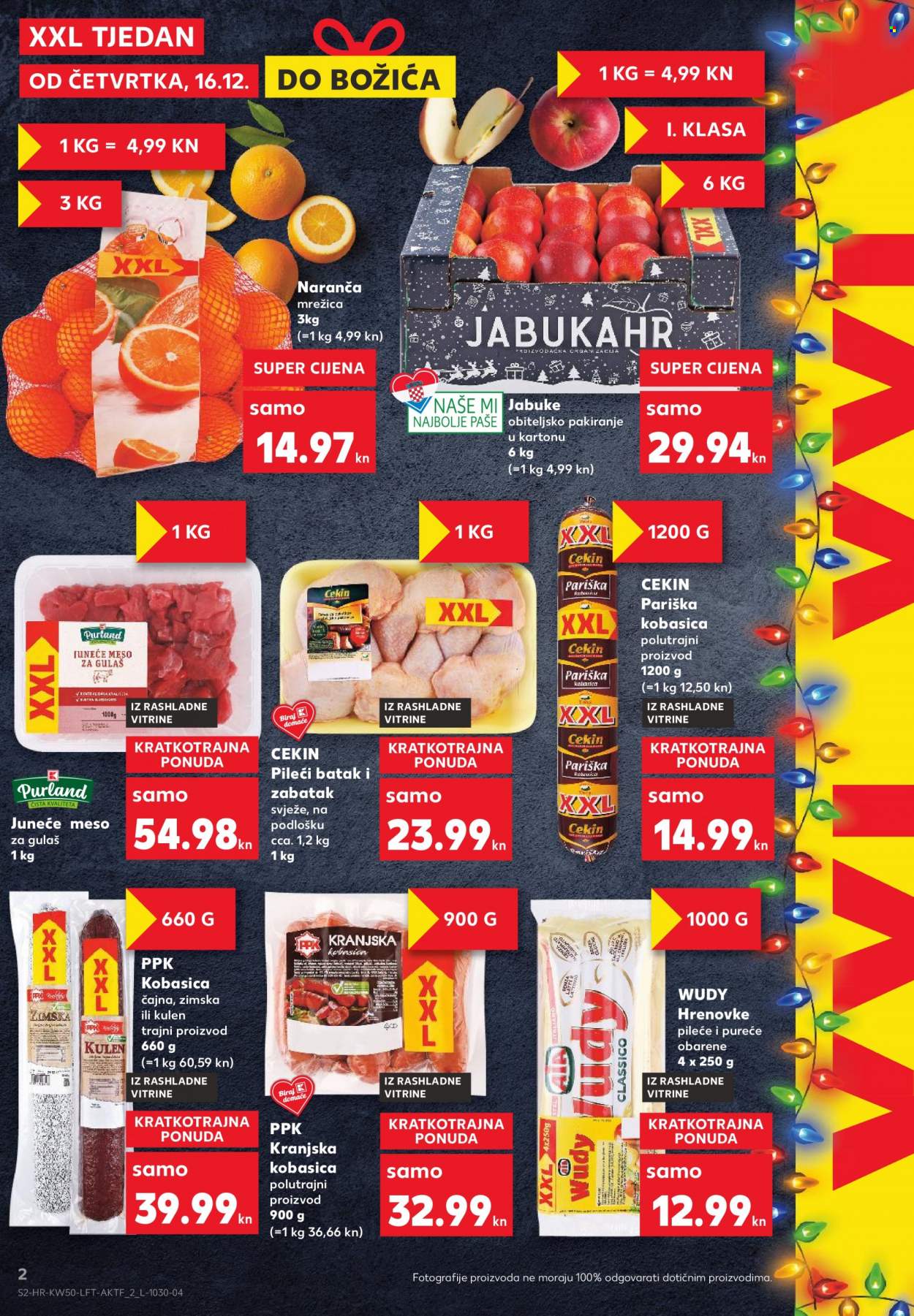 Kaufland katalog - 16.12.2021. - 24.12.2021. Stranica 2