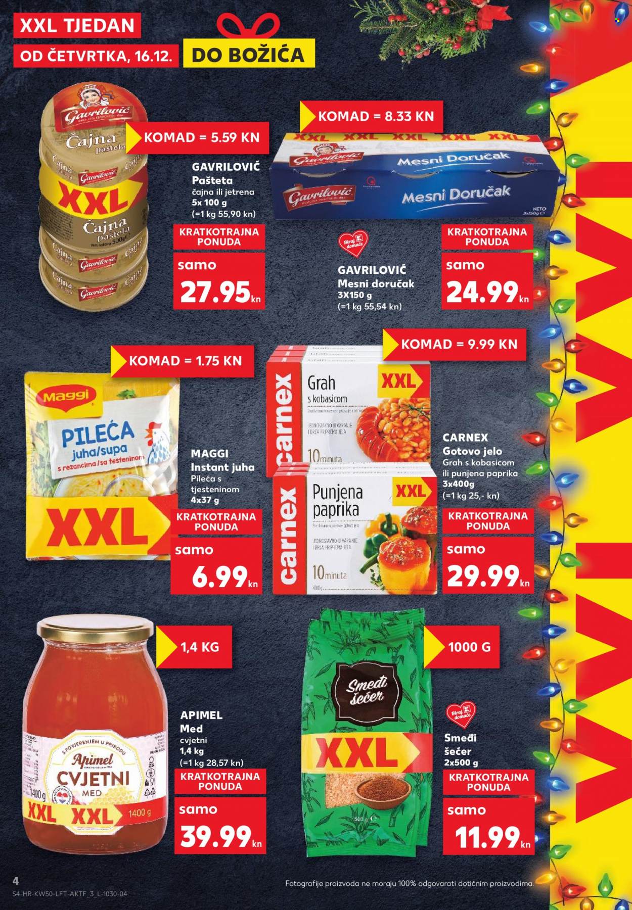 Kaufland katalog - 16.12.2021. - 24.12.2021. Stranica 4