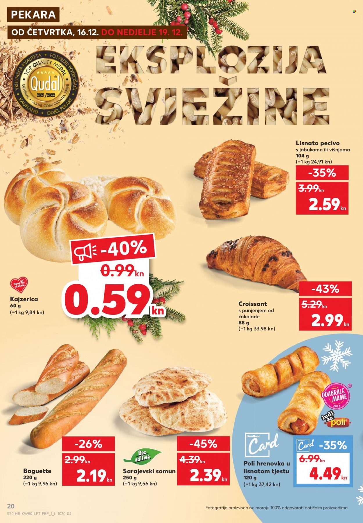 Kaufland katalog - 16.12.2021. - 24.12.2021. Stranica 20