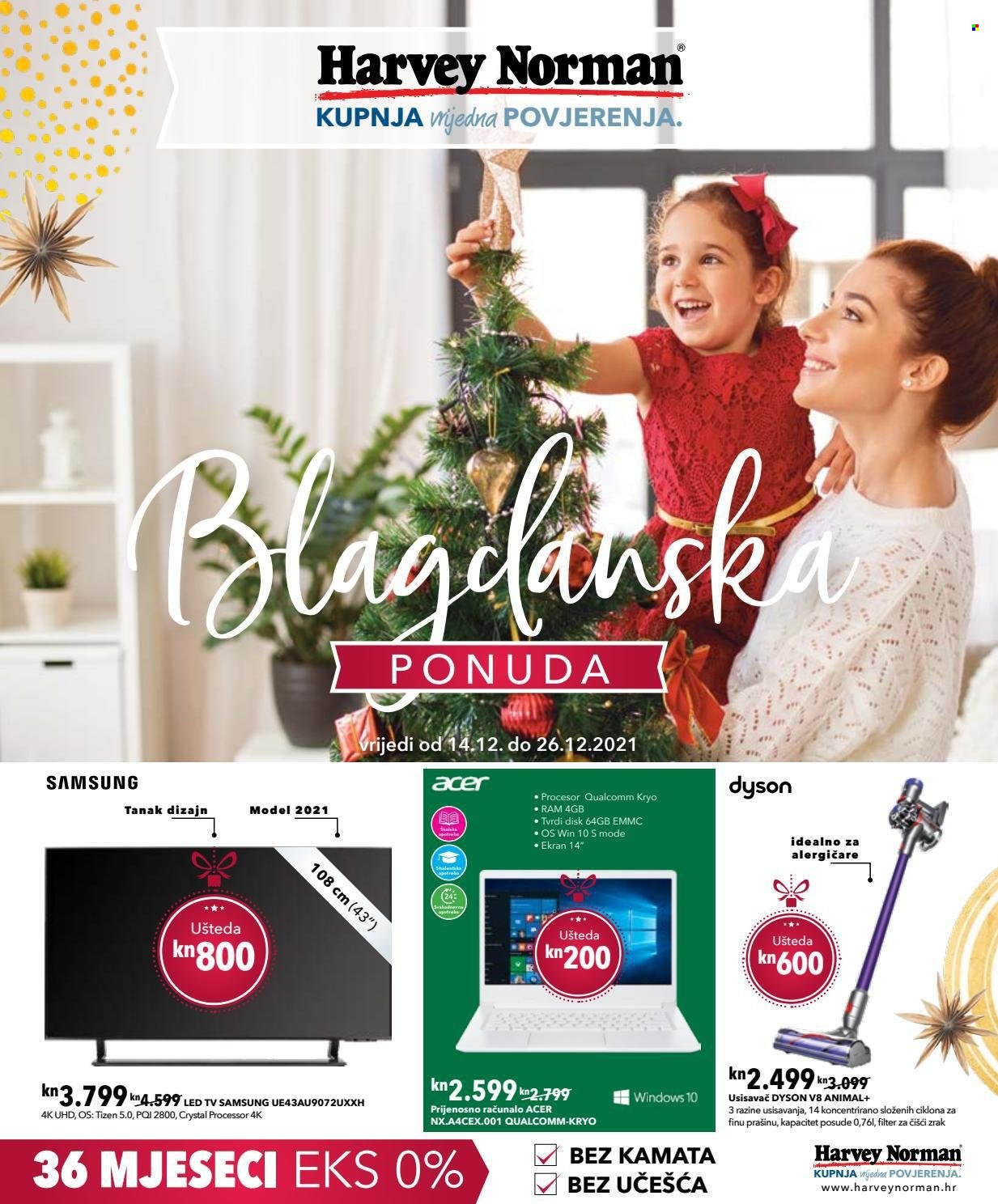 Harvey Norman katalog - 14.12.2021. - 26.12.2021. Stranica 1