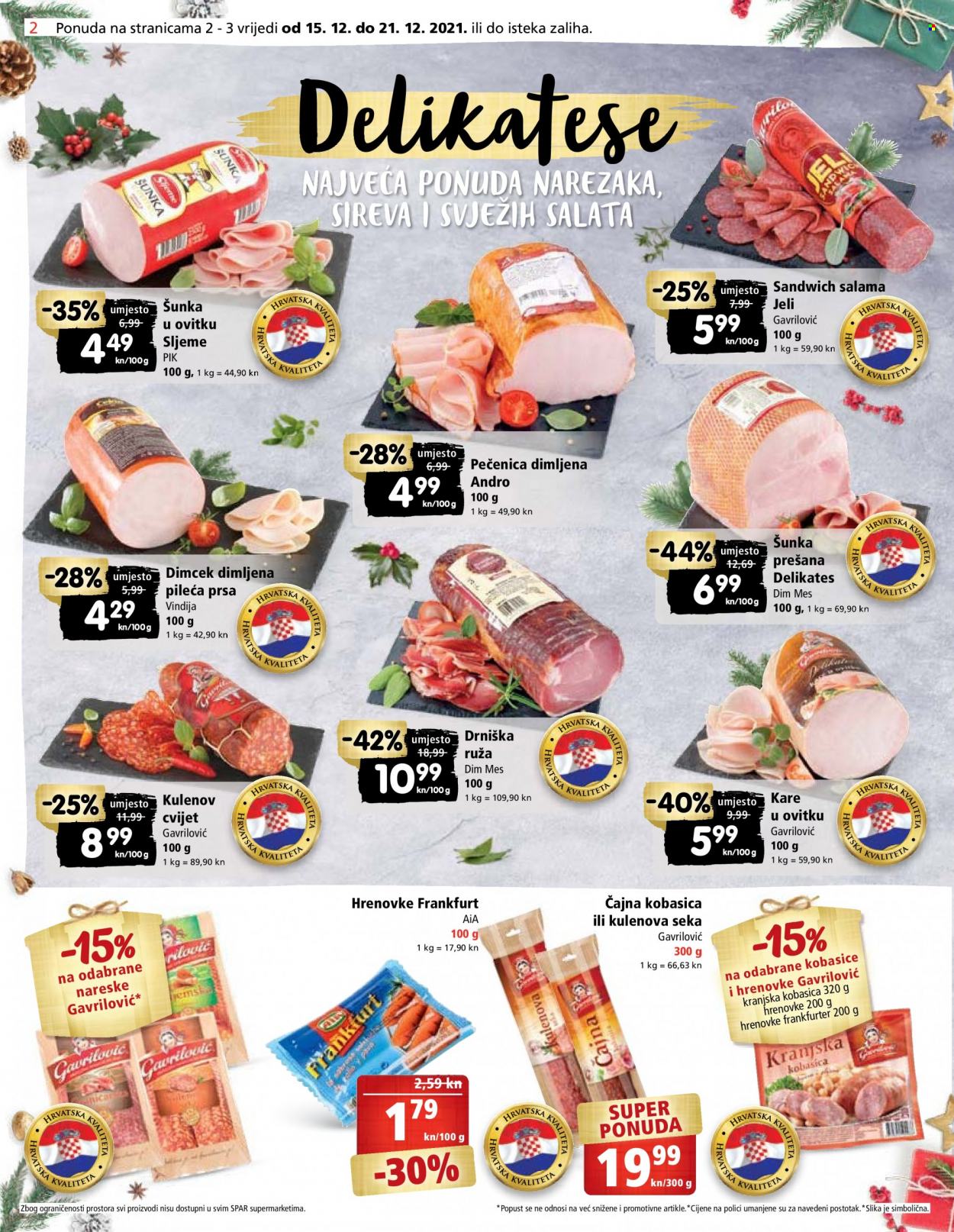 SPAR katalog - 15.12.2021. - 21.12.2021. Stranica 2