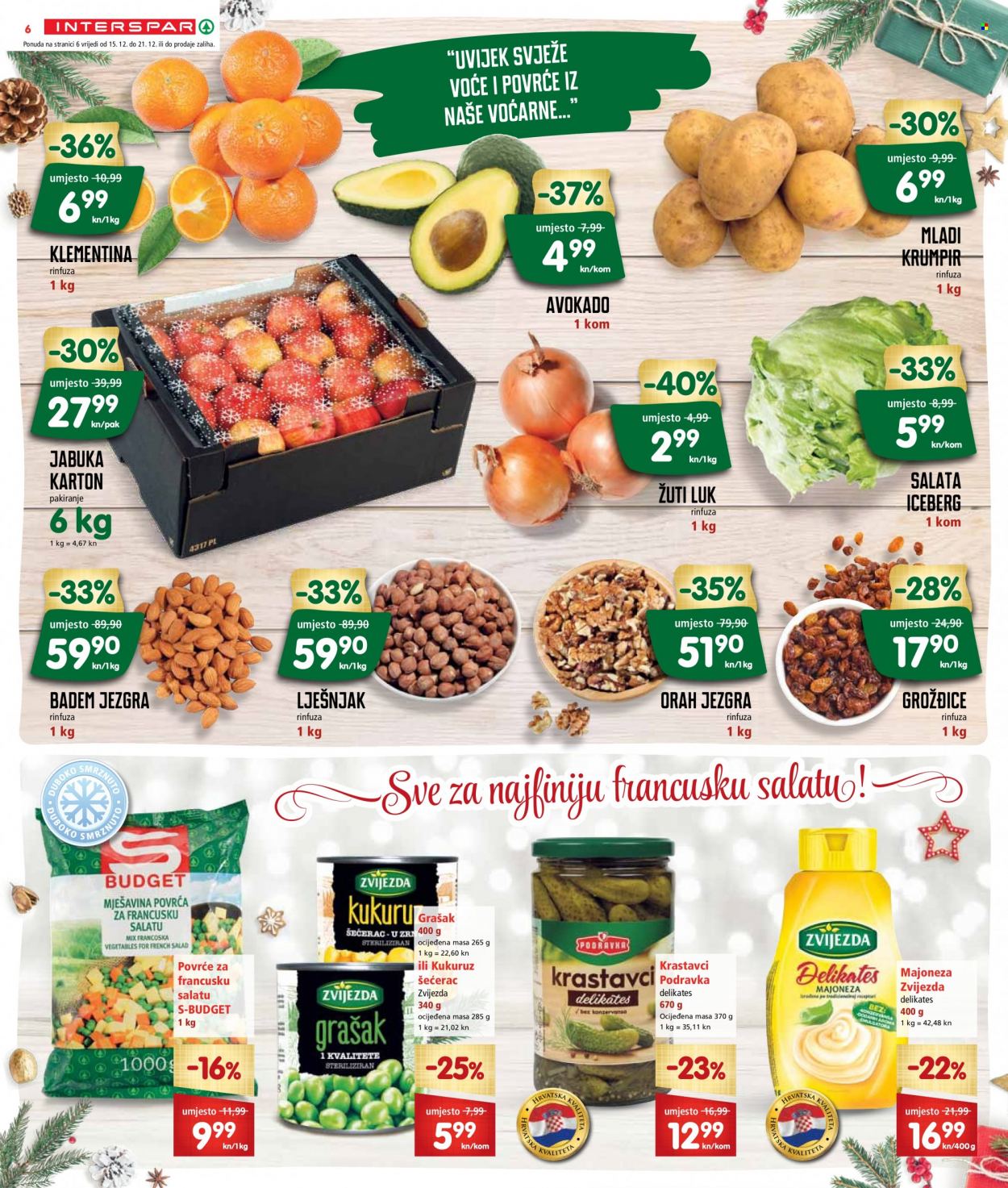 INTERSPAR katalog - 15.12.2021. - 21.12.2021. Stranica 6