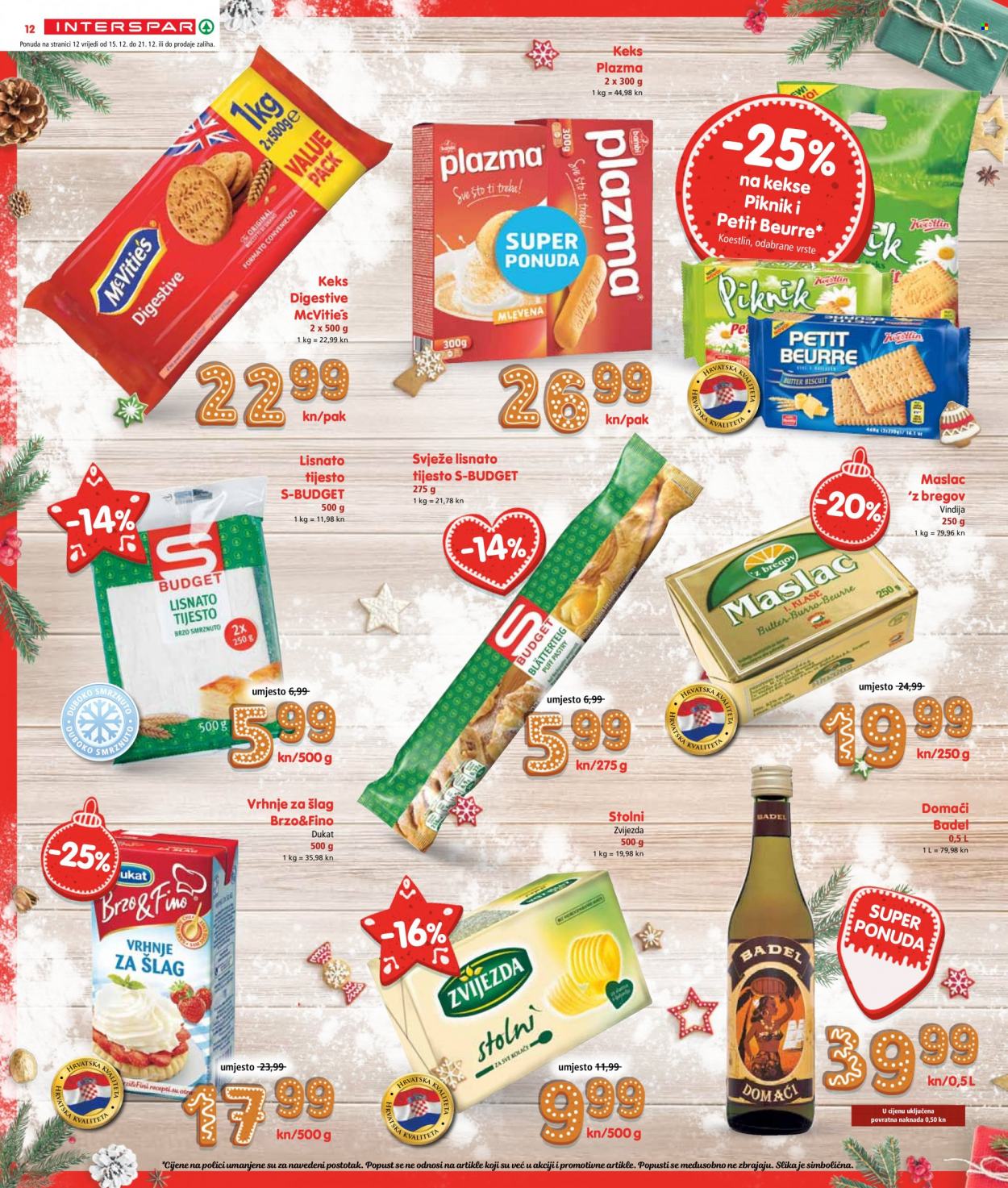 INTERSPAR katalog - 15.12.2021. - 21.12.2021. Stranica 12