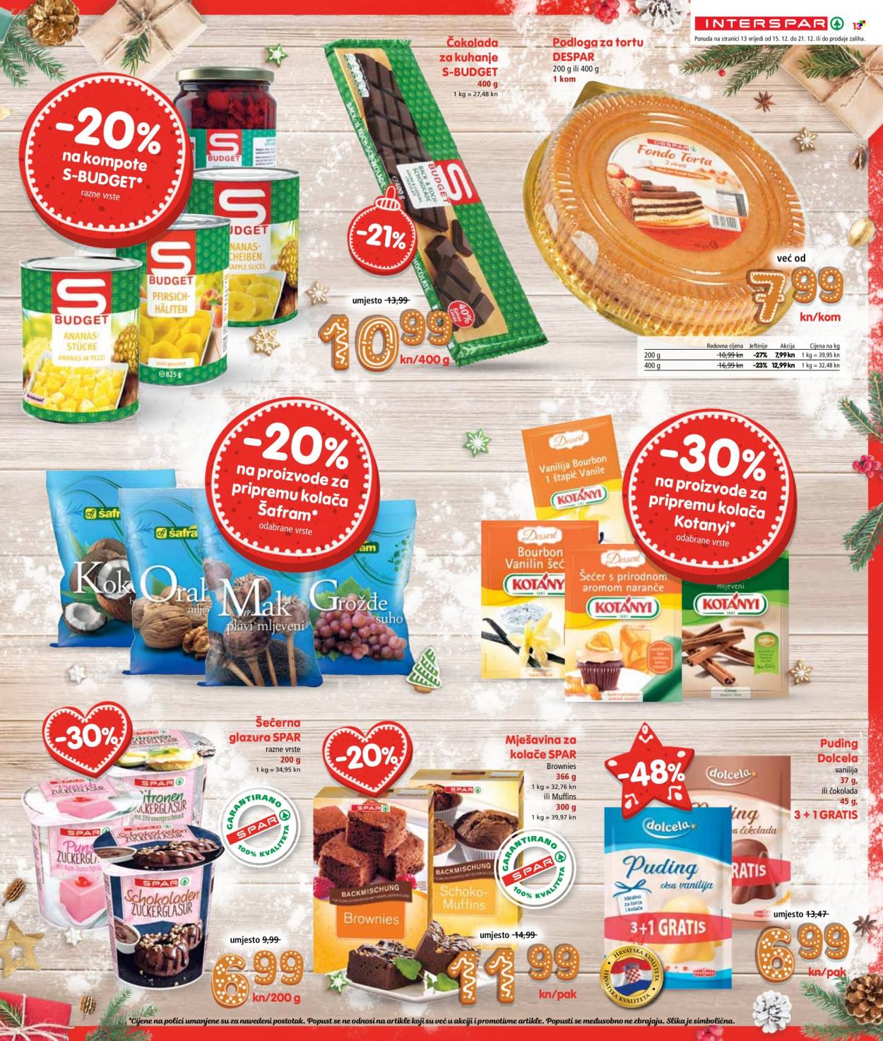 INTERSPAR katalog - 15.12.2021. - 21.12.2021. Stranica 13