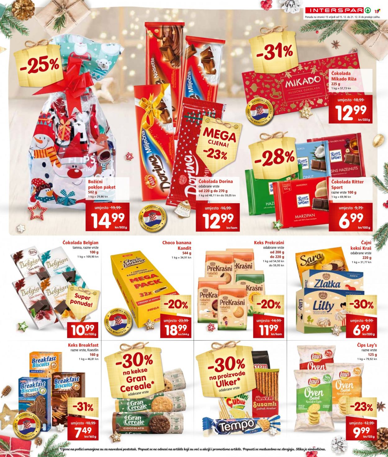 INTERSPAR katalog - 15.12.2021. - 21.12.2021. Stranica 15