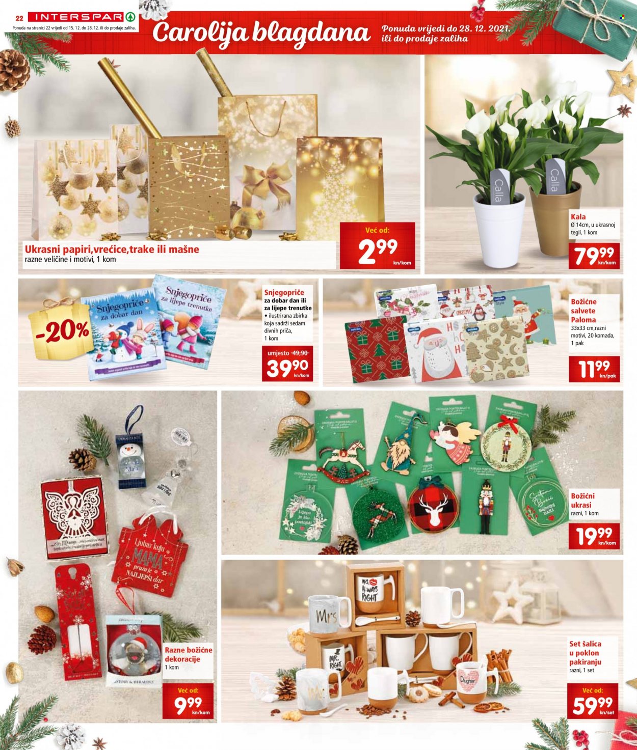 INTERSPAR katalog - 15.12.2021. - 21.12.2021. Stranica 22