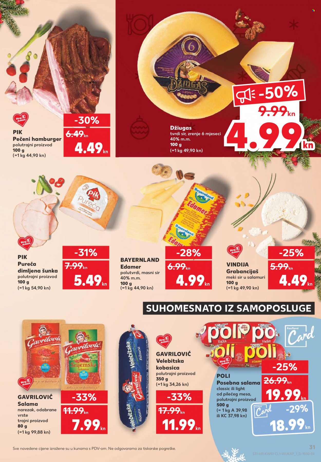 Kaufland katalog - 20.12.2021. - 24.12.2021. Stranica 31