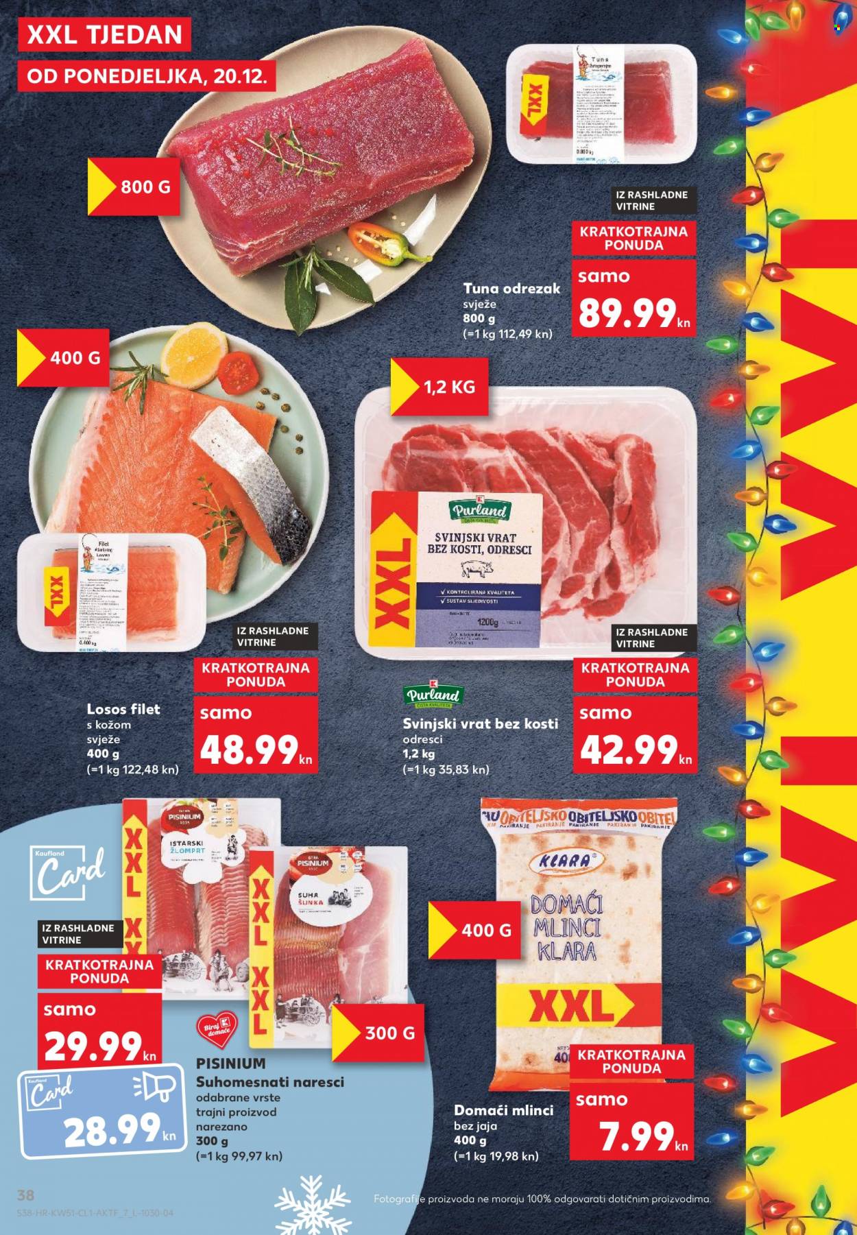 Kaufland katalog - 20.12.2021. - 24.12.2021. Stranica 38