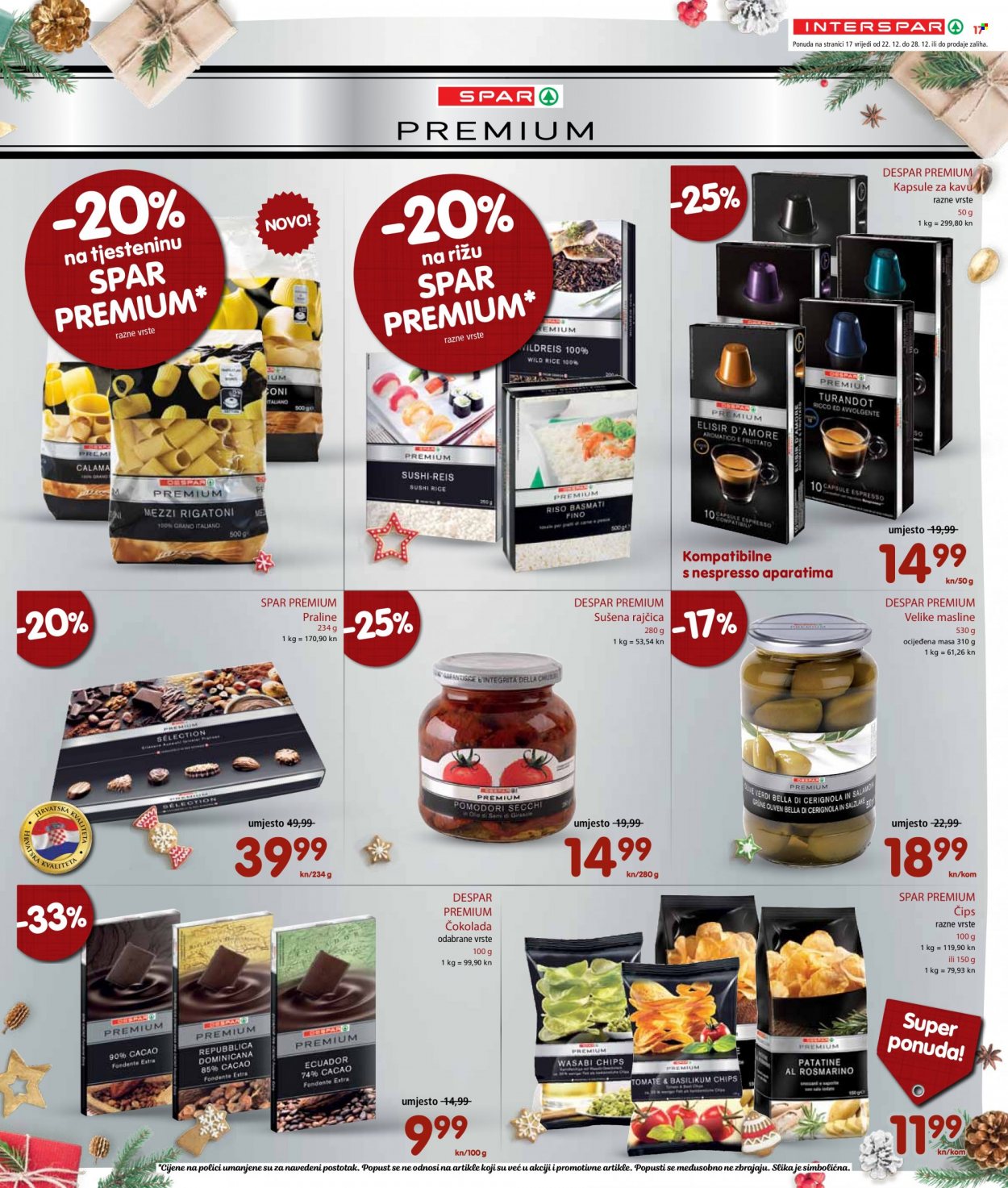 INTERSPAR katalog - 22.12.2021. - 28.12.2021. Stranica 17