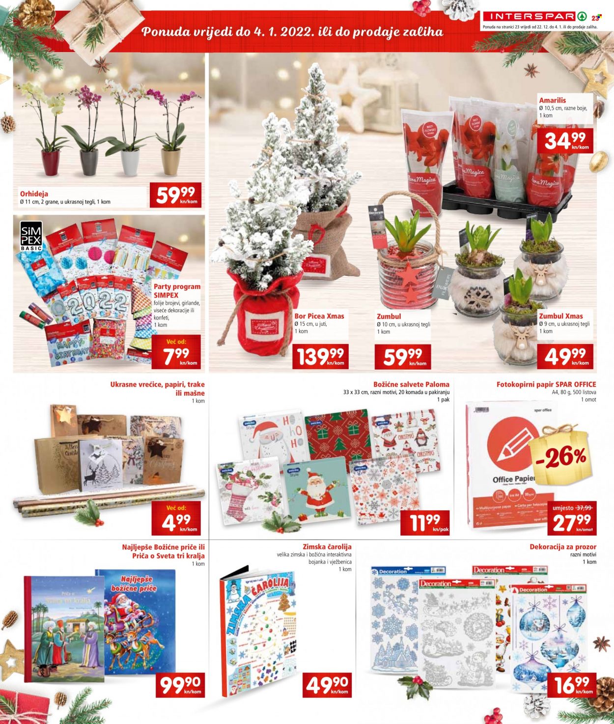 INTERSPAR katalog - 22.12.2021. - 28.12.2021. Stranica 23