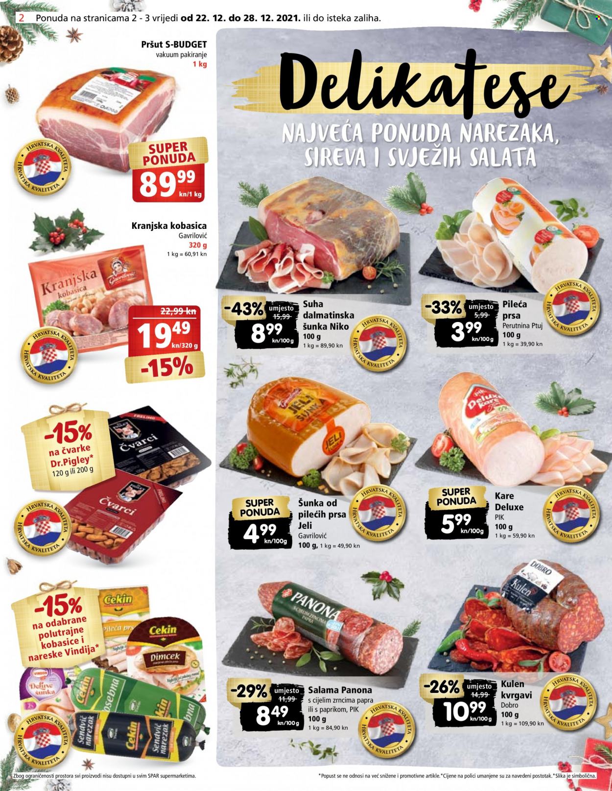 SPAR katalog - 22.12.2021. - 28.12.2021. Stranica 2
