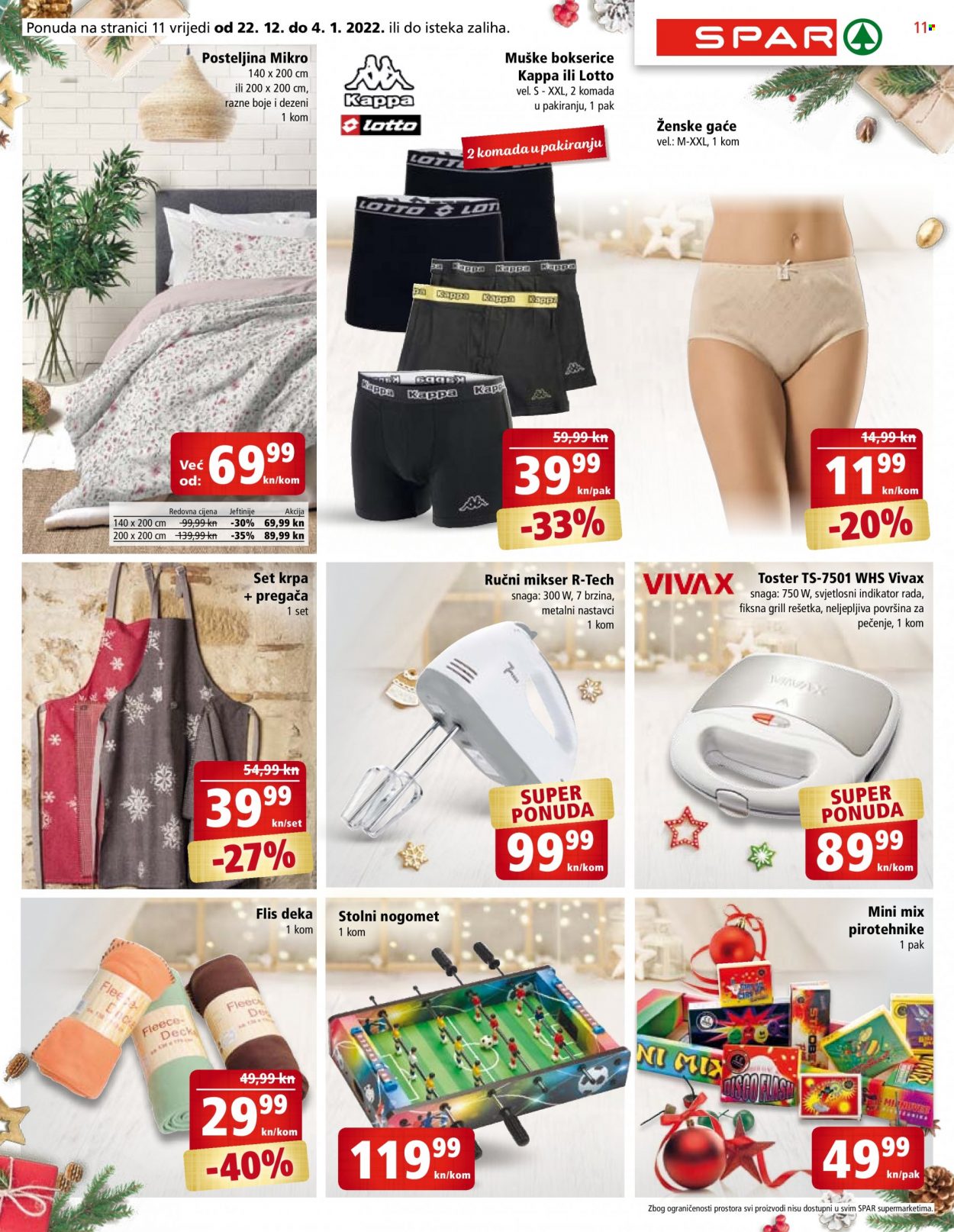 SPAR katalog - 22.12.2021. - 28.12.2021. Stranica 11