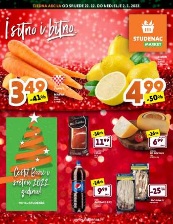Studenac katalog - 22.12.2021. - 02.01.2022.