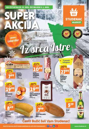 Studenac katalog - 23.12.2021. - 05.01.2022.