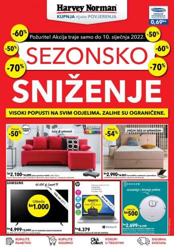 Harvey Norman katalog - 27.12.2021. - 10.01.2022.