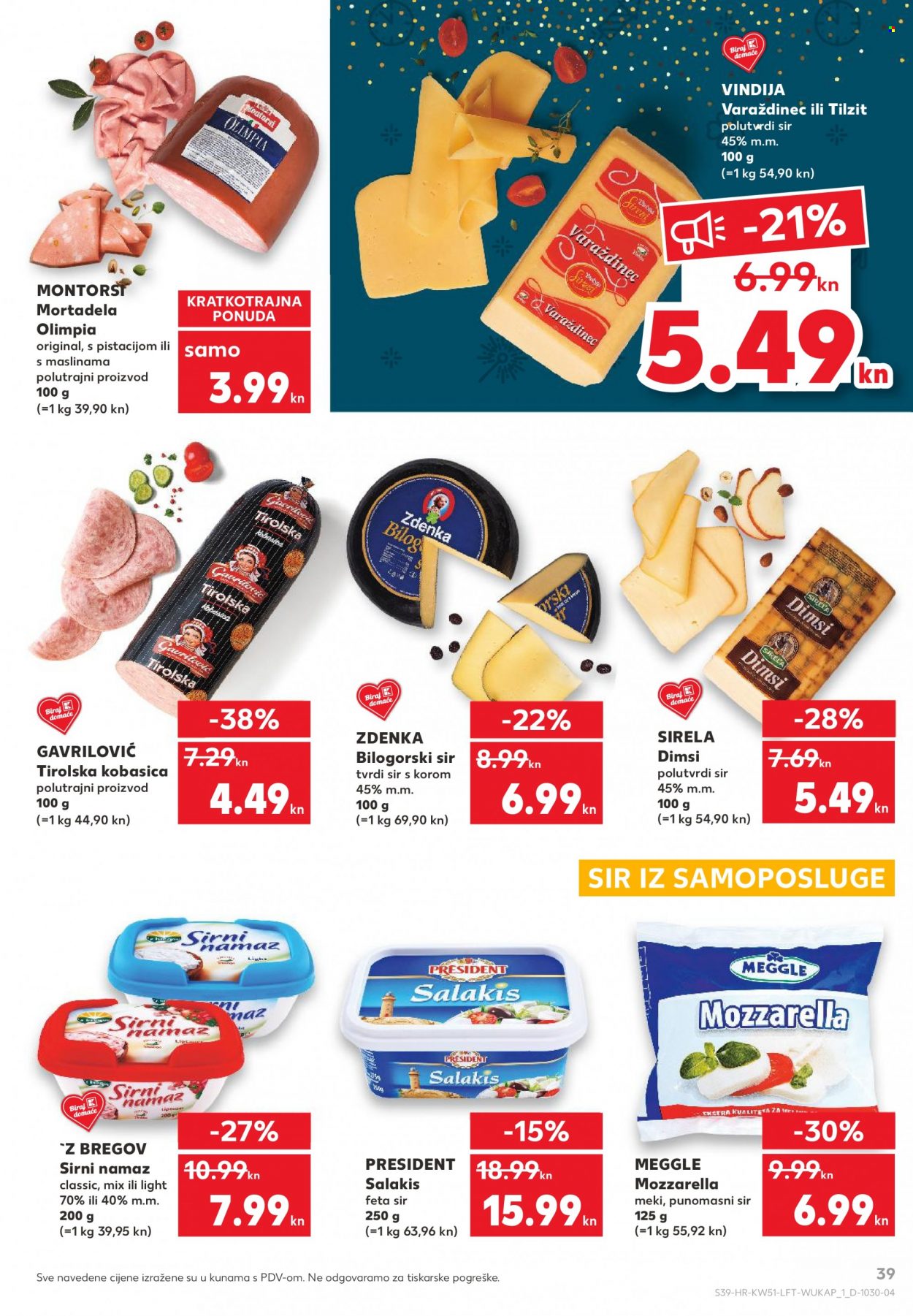 Kaufland katalog - 27.12.2021. - 31.12.2021. Stranica 39