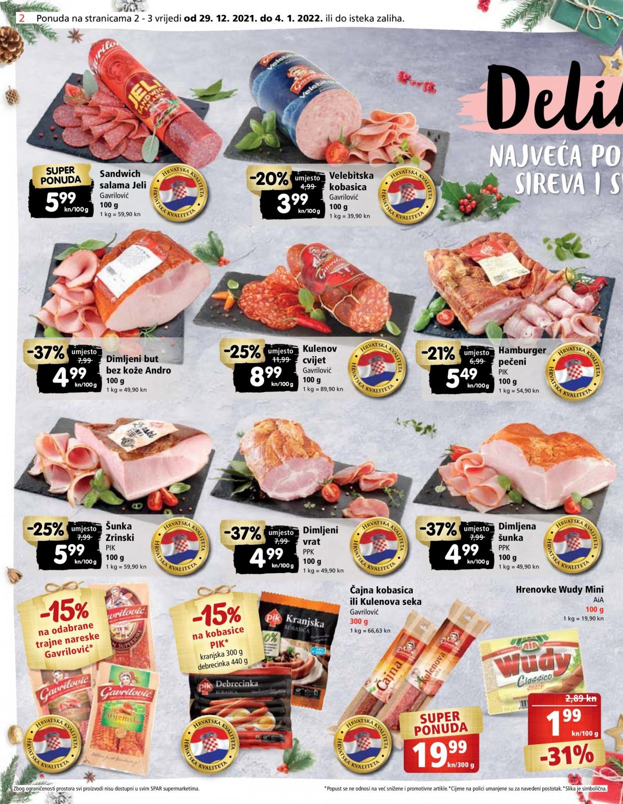SPAR katalog - 29.12.2021. - 04.01.2022. Stranica 2