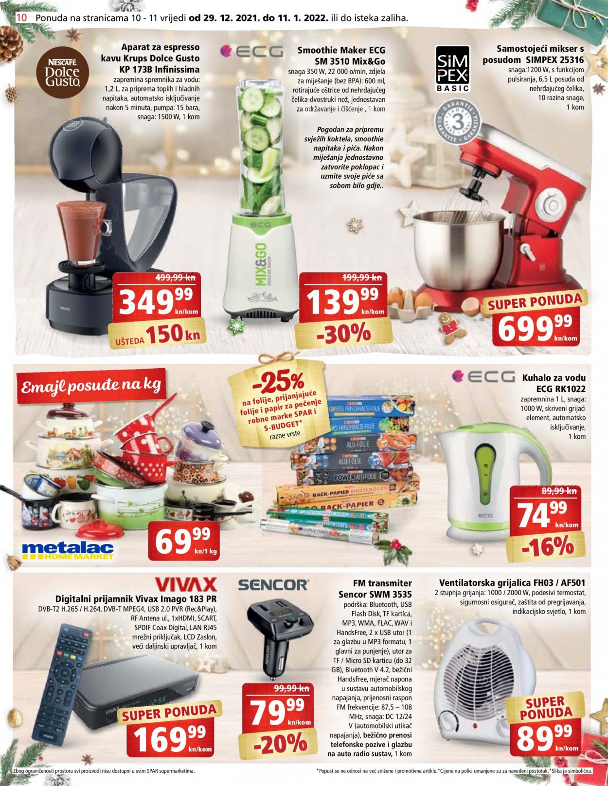 SPAR katalog - 29.12.2021. - 04.01.2022. Stranica 10