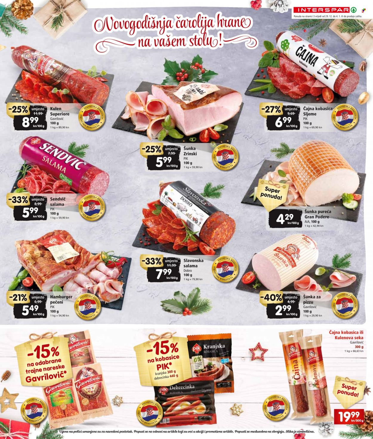 INTERSPAR katalog - 29.12.2021. - 04.01.2022. Stranica 3