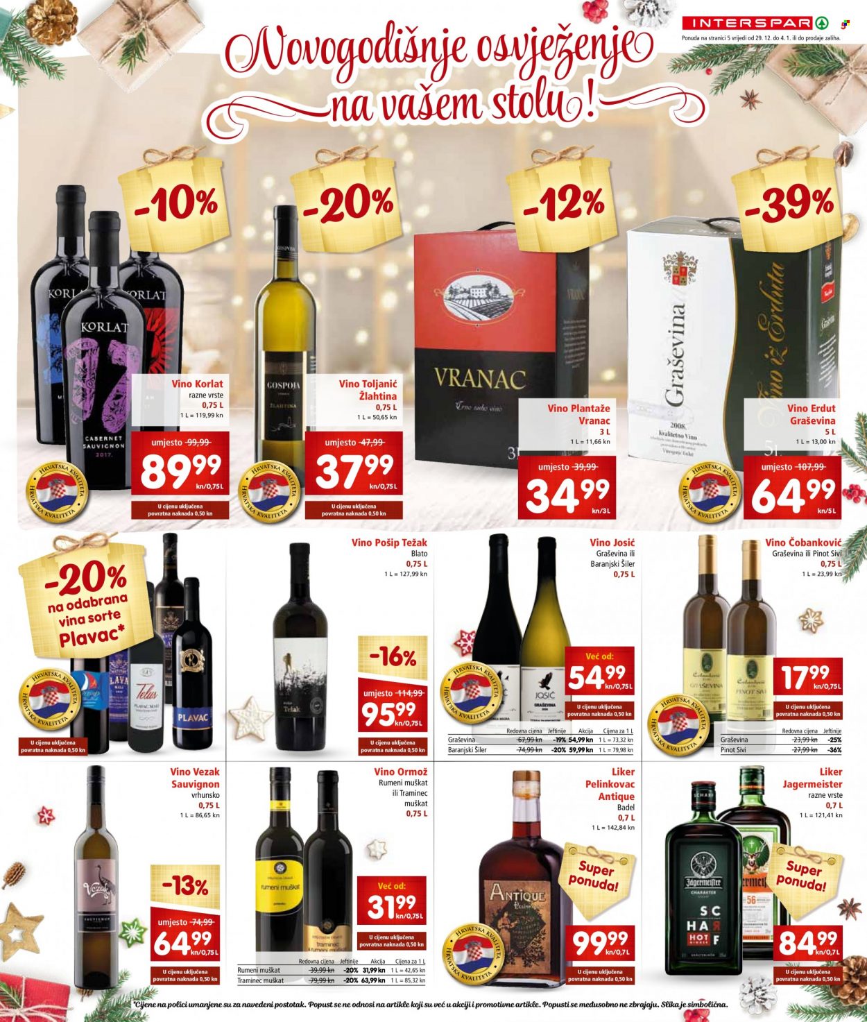 INTERSPAR katalog - 29.12.2021. - 04.01.2022. Stranica 5