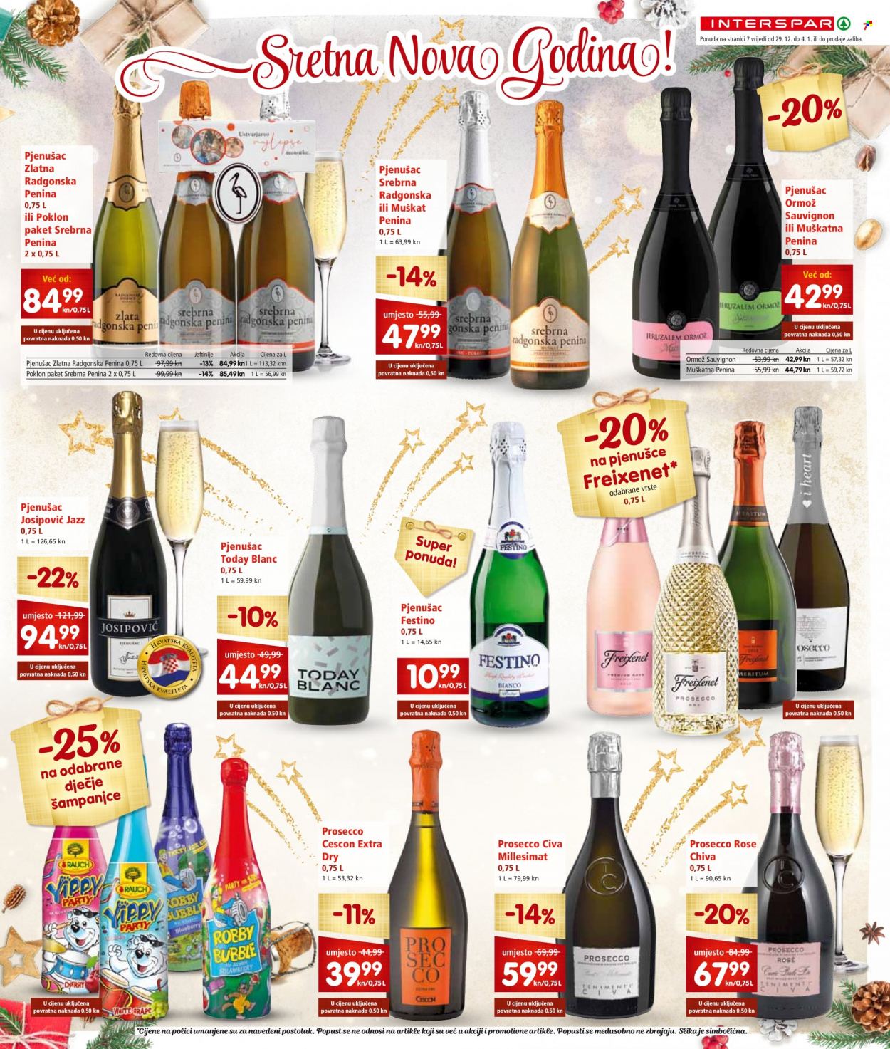 INTERSPAR katalog - 29.12.2021. - 04.01.2022. Stranica 7