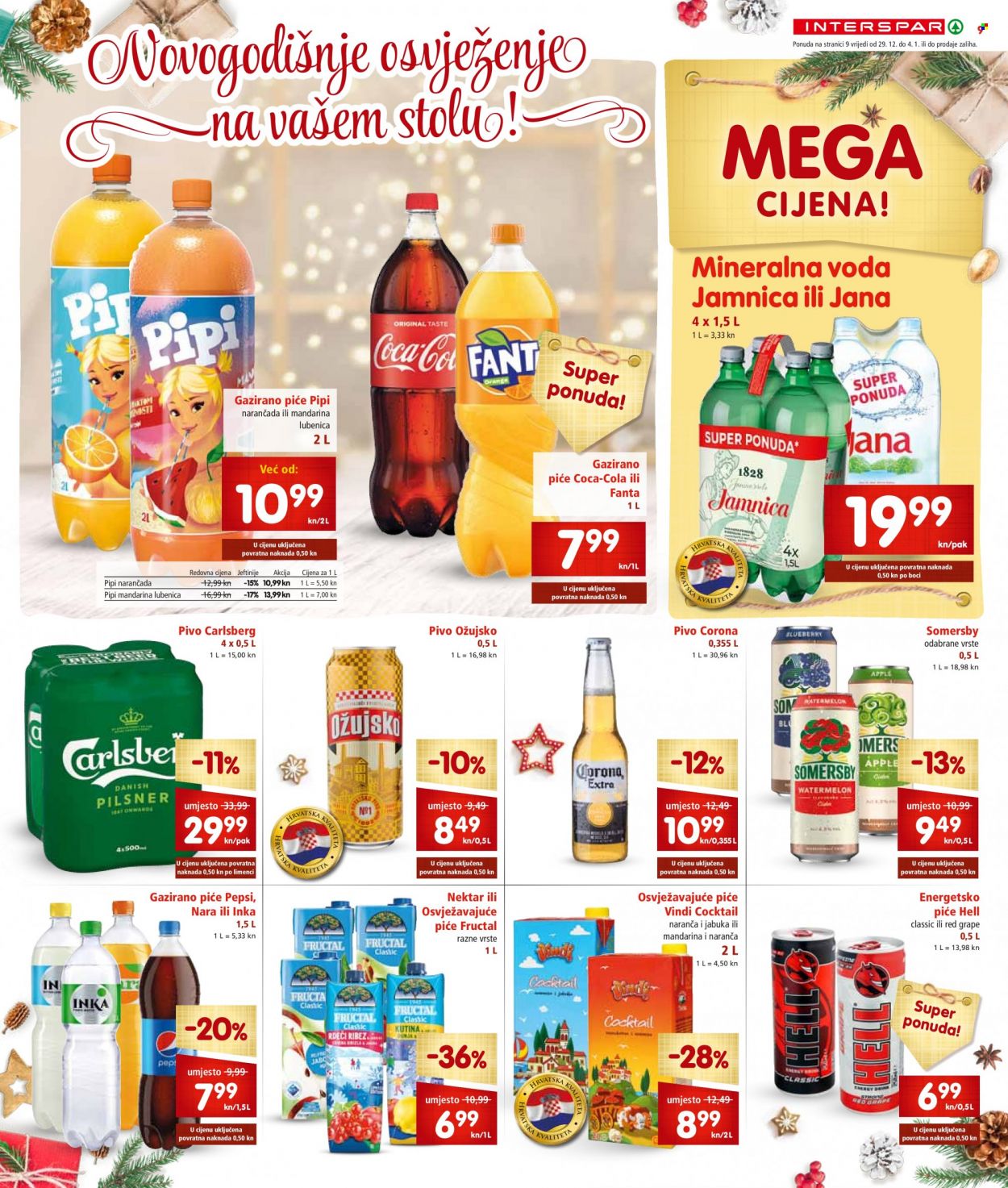 INTERSPAR katalog - 29.12.2021. - 04.01.2022. Stranica 9