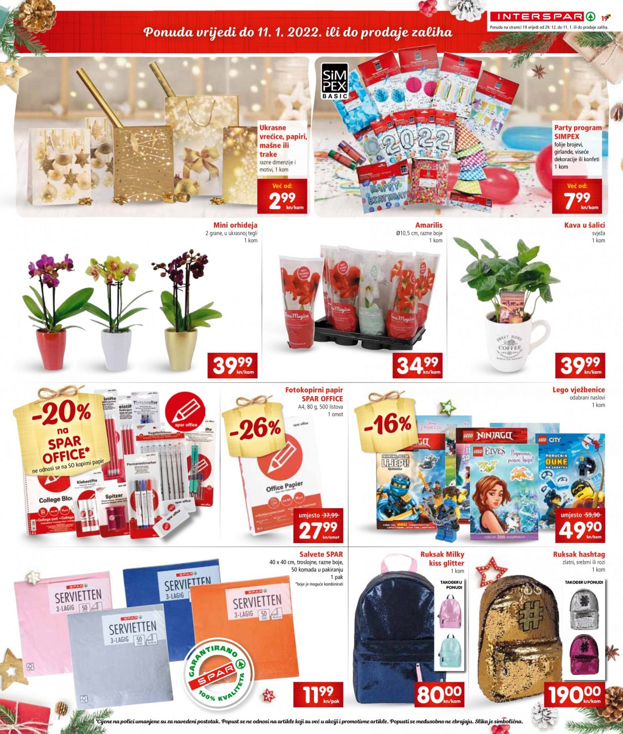 INTERSPAR katalog - 29.12.2021. - 04.01.2022. Stranica 19