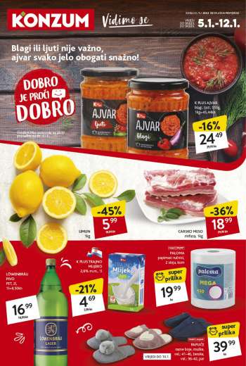Konzum katalog - 05.01.2022. - 12.01.2022.