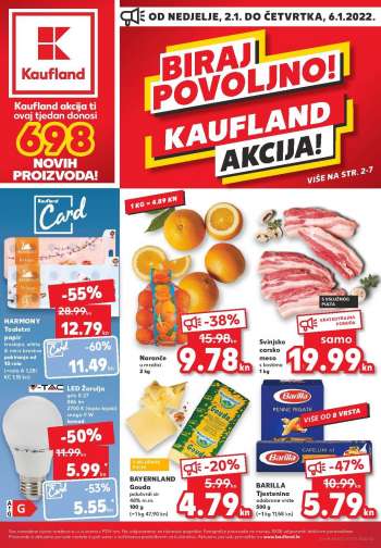 Kaufland katalog - 02.01.2022. - 06.01.2022.